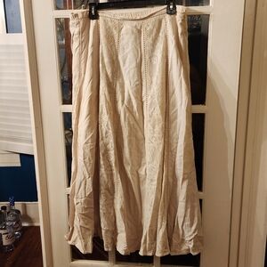 Coldwater Creek Cream A-Line Skirt